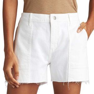 NWT JOES JEANS OPTIC WHITE CUTOFF UTILITY SHORTS